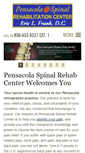 Mobile Screenshot of pensacolaspinalrehab.com